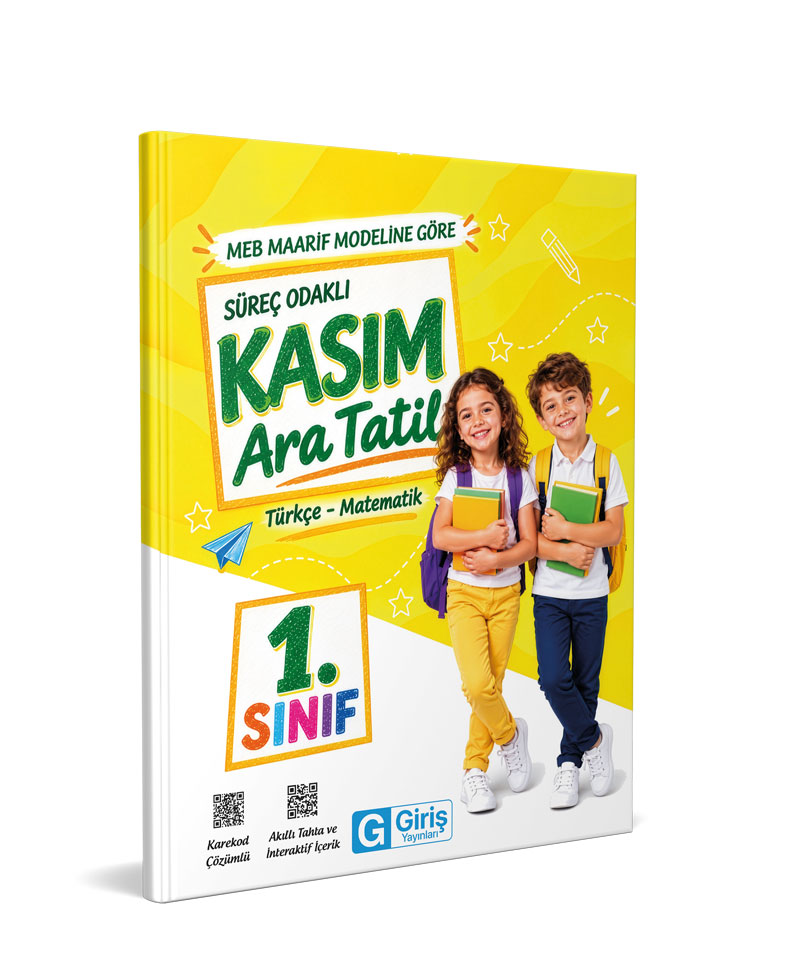 1. Sınıf Süreç Odaklı Kasım Ara Tatil Kitabı