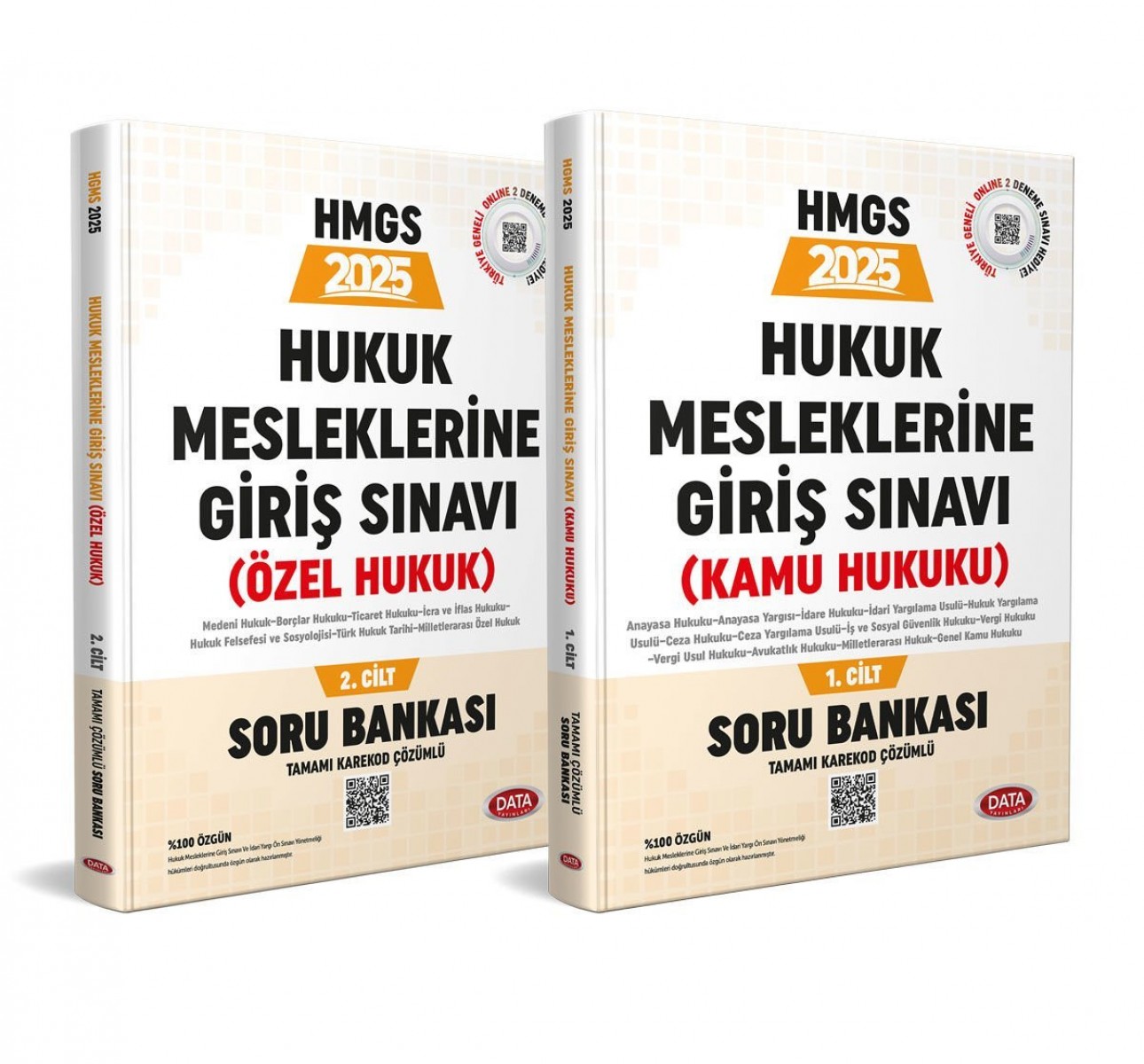 2025 Hukuk Mesleklerine Giriş Sınavına Hazırlık Tamamı Karekod Çözümlü Soru Bankası Cilt 1-2 2025 Hukuk Mesleklerine Giriş Sınavına Hazırlık Tamamı Karekod Çözümlü Soru Bankası Cilt 1-2