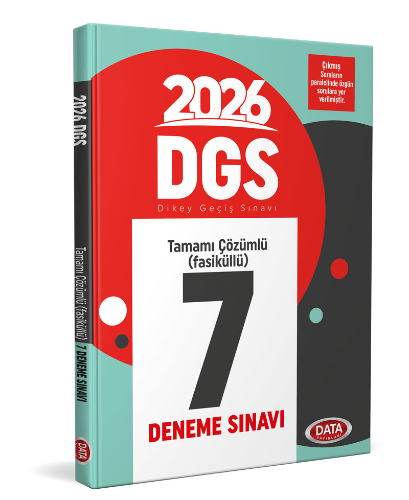 2026 DGS Tamamı Çözümlü (Fasiküllü) 7 Deneme Sınavı