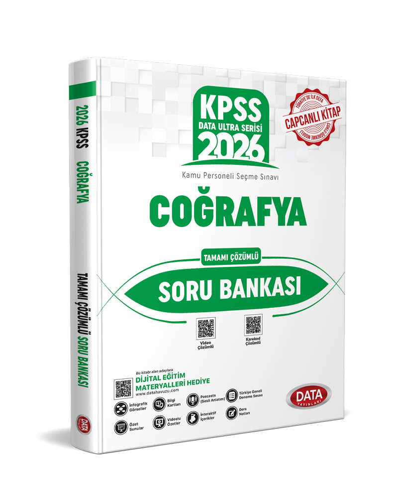 2026 KPSS Ultra Serisi Coğrafya Soru Bankası - Karekod Çözümlü + Dijital Eğitim Platformu Hediye 2026 KPSS Ultra Serisi Coğrafya Soru Bankası - Karekod Çözümlü + Dijital Eğitim Platformu Hediye