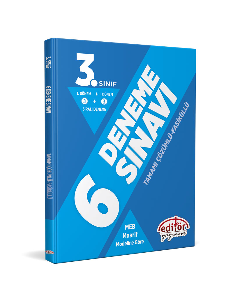 3. Sınıf (3+3) Fasiküllü Tamamı Çözümlü 6 Deneme Sınavı 3. Sınıf (3+3) Fasiküllü Tamamı Çözümlü 6 Deneme Sınavı