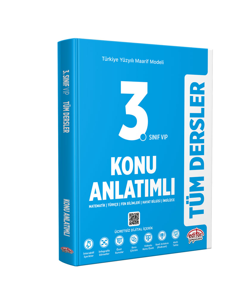 3. Sınıf VIP Tüm Dersler Konu Anlatımlı 3. Sınıf VIP Tüm Dersler Konu Anlatımlı