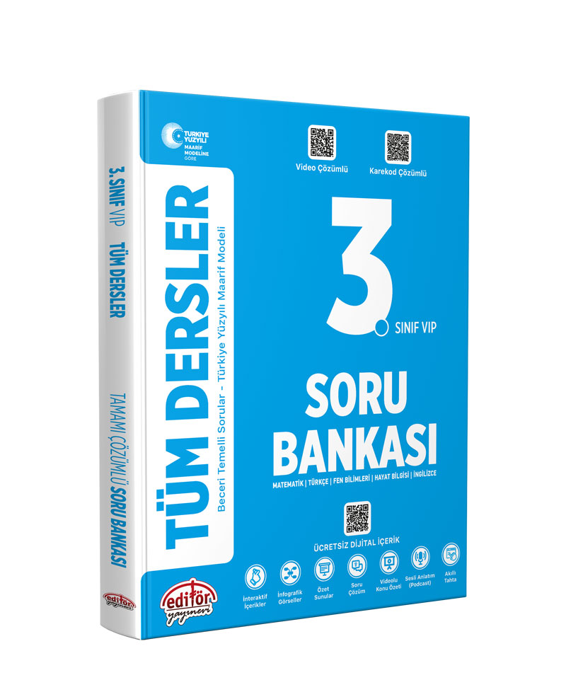 3. Sınıf VIP Tüm Dersler Soru Bankası 3. Sınıf VIP Tüm Dersler Soru Bankası