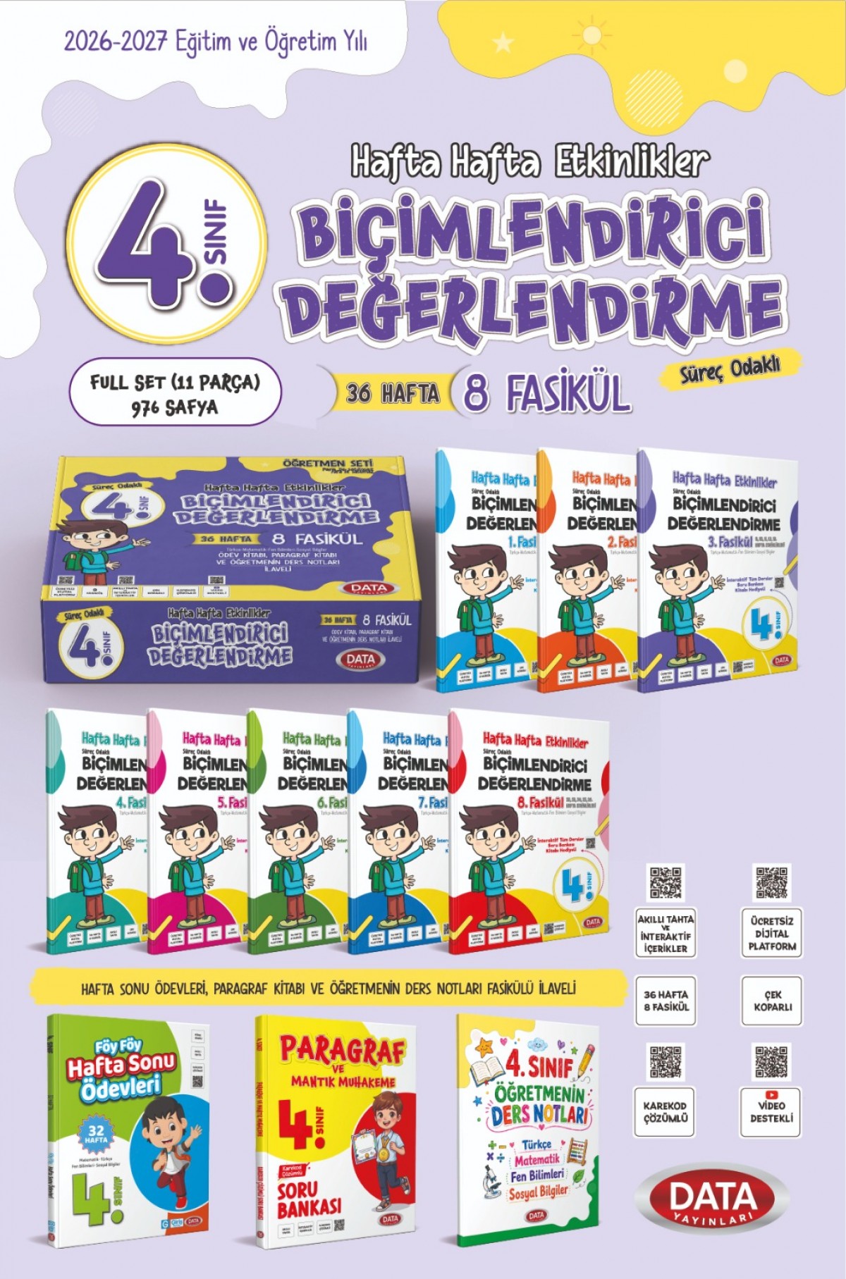 4. Sınıf Hafta Hafta Etkinlikler Set (FULL)