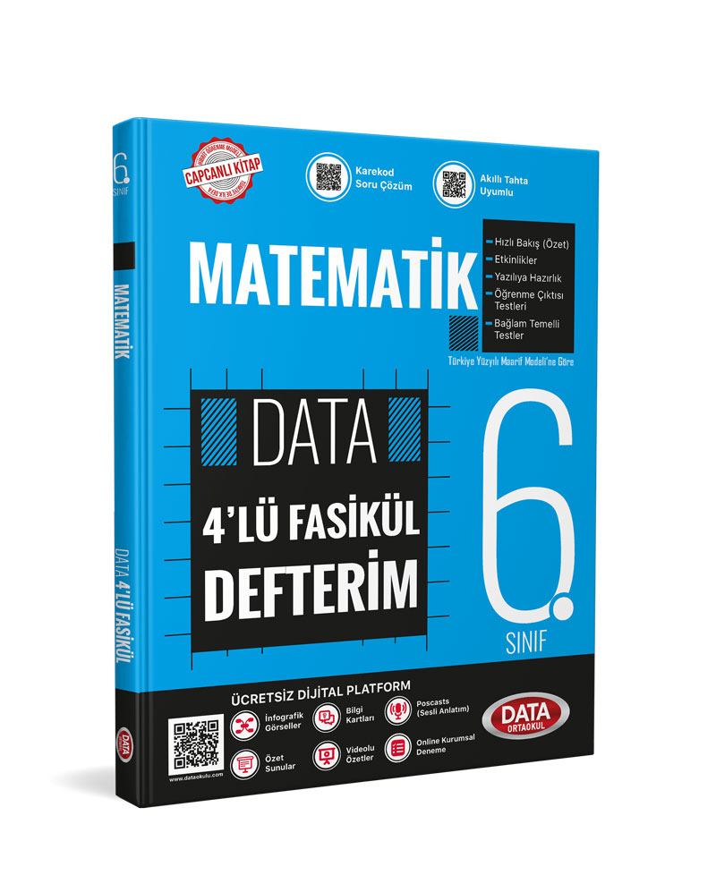 6. Sınıf Matematik 4'lü Fasikül Defterim 6. Sınıf Matematik 4'lü Fasikül Defterim