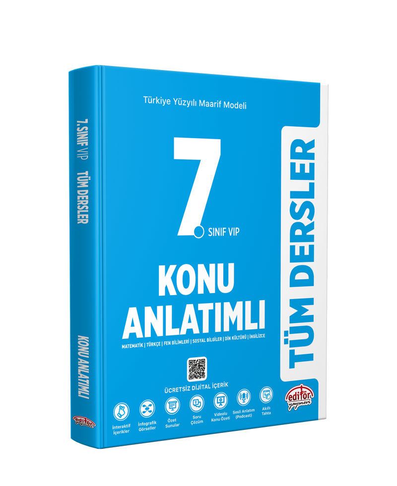 7. Sınıf VIP Tüm Dersler Konu Anlatımlı 7. Sınıf VIP Tüm Dersler Konu Anlatımlı