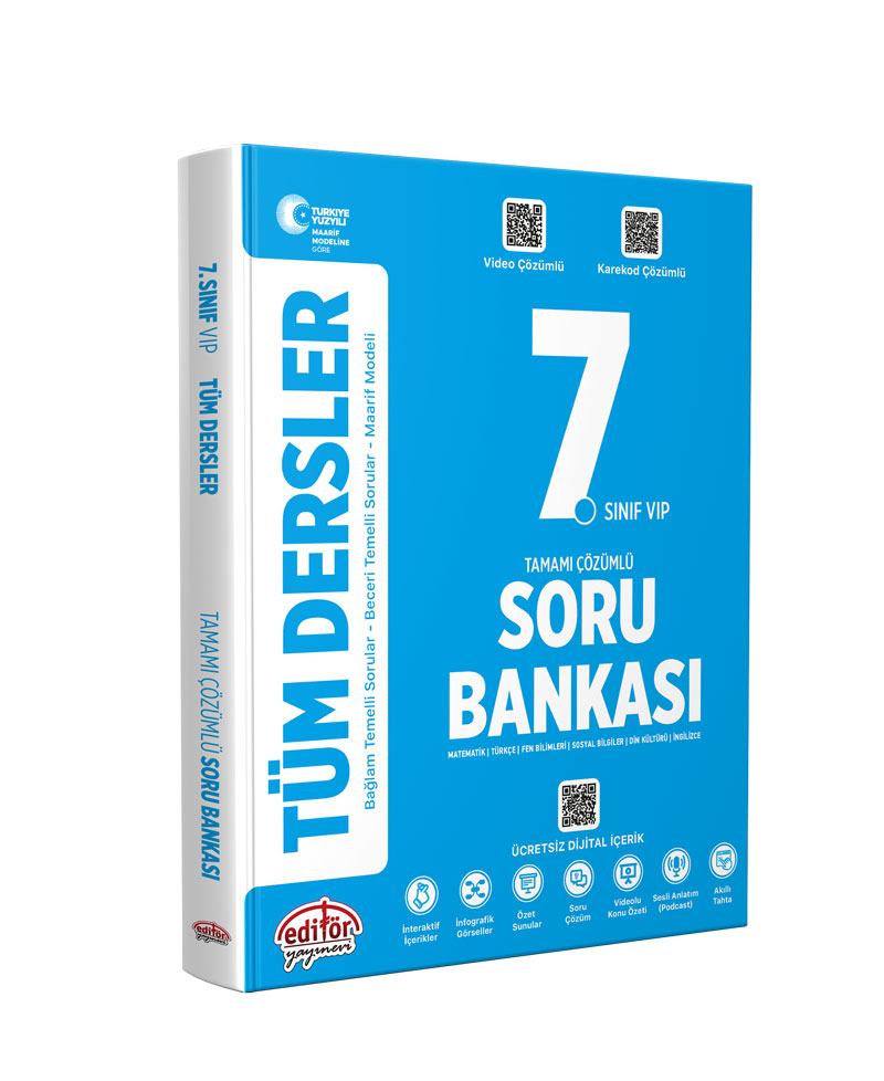 7. Sınıf VIP Tüm Dersler Soru Bankası 7. Sınıf VIP Tüm Dersler Soru Bankası
