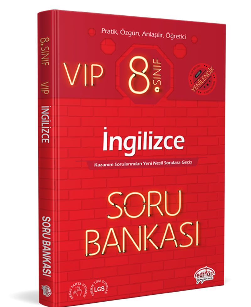 8. Sınıf VIP İngilizce Soru Bankası