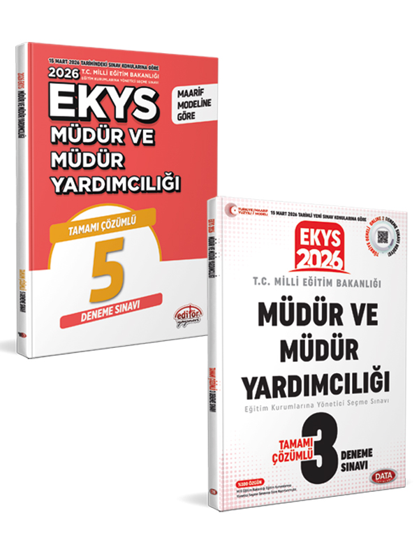 Ekys Tamamı Çözümlü 8 Deneme Sınavı