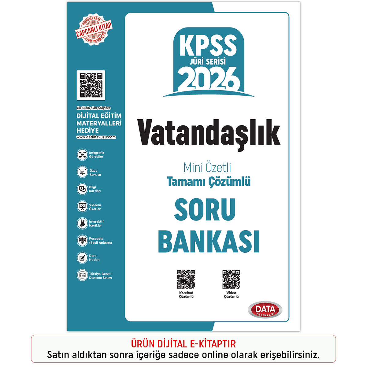 İnteraktif Kitap 2026 KPSS Jüri Serisi Mini Özetli Vatandaşlık Tamamı Çözümlü Soru Bankası İnteraktif Kitap 2026 KPSS Jüri Serisi Mini Özetli Vatandaşlık Tamamı Çözümlü Soru Bankası