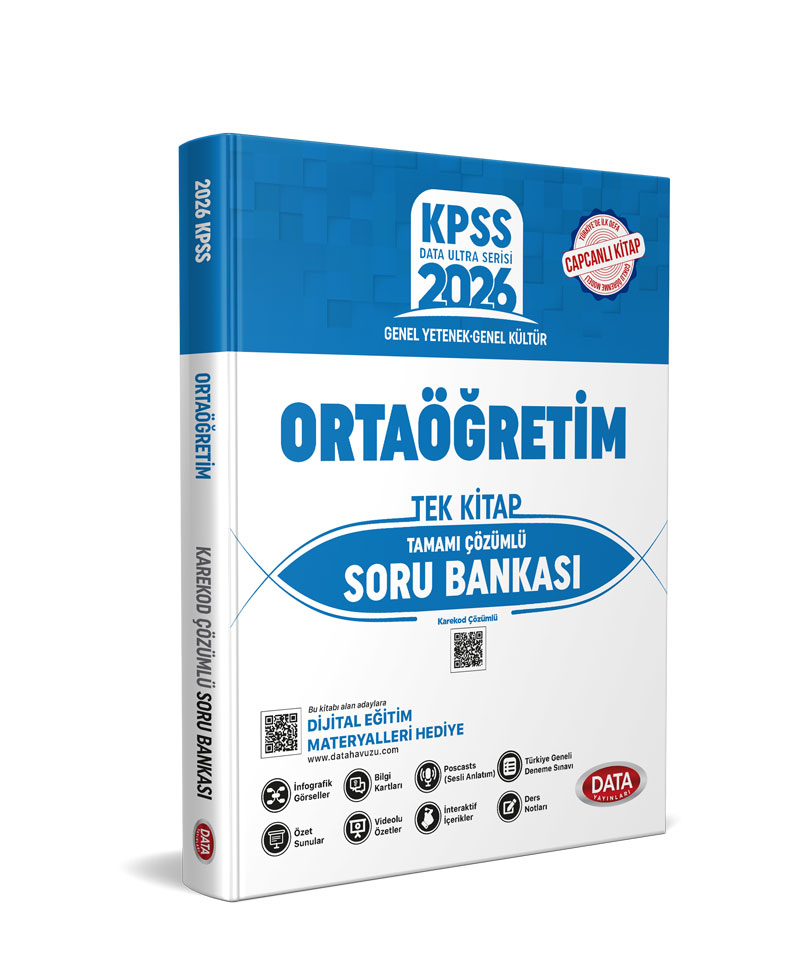 KPSS GY GK Ortaöğretim Tek Kitap Tamamı Karekod Çözümlü Soru Bankası KPSS GY GK Ortaöğretim Tek Kitap Tamamı Karekod Çözümlü Soru Bankası