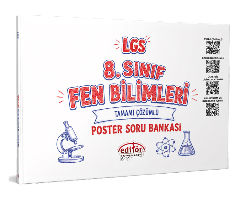LGS 8. Sınıf Fen Bilimleri Poster Soru Bankası LGS 8. Sınıf Fen Bilimleri Poster Soru Bankası