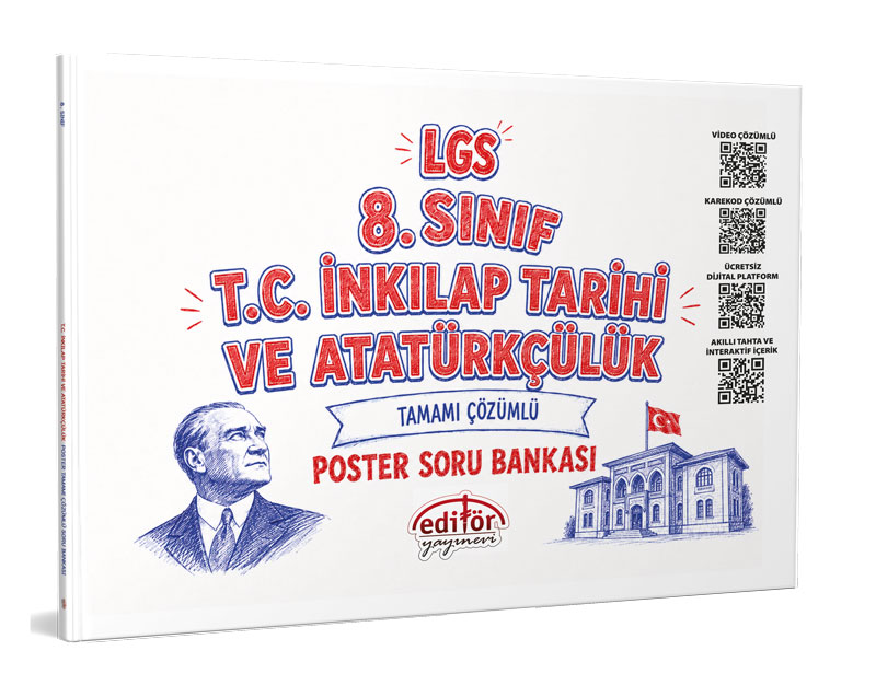 LGS 8. Sınıf T.C. İnkılap Tarihi ve Atatürkçülük Poster Soru Bankası LGS 8. Sınıf T.C. İnkılap Tarihi ve Atatürkçülük Poster Soru Bankası