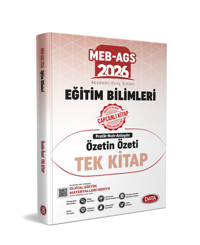 MEB-AGS Eğitim Bilimleri Özetin Özeti Tek Kitap