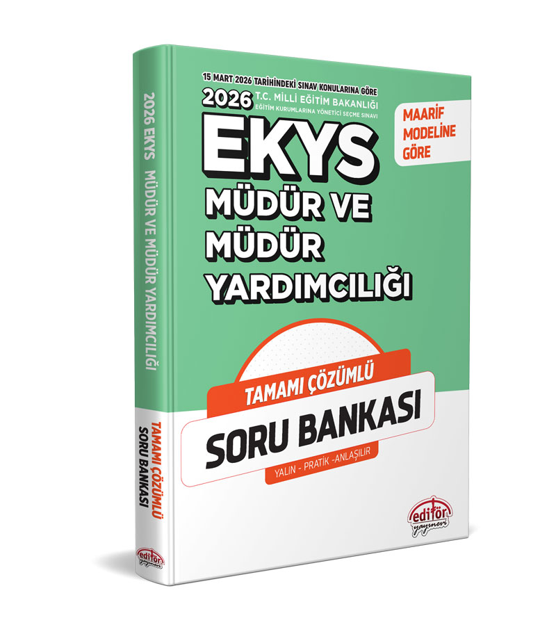 MEB EKYS Müdür ve Müdür Yardımcılığı Çözümlü Soru Bankası