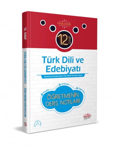 12. Sınıf Türk Dili ve Edebiyatı Edebiyatı Öğretmenin Ders Notları