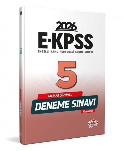 2025 EKPSS Tamamı Çözümlü 5 Deneme Sınavı