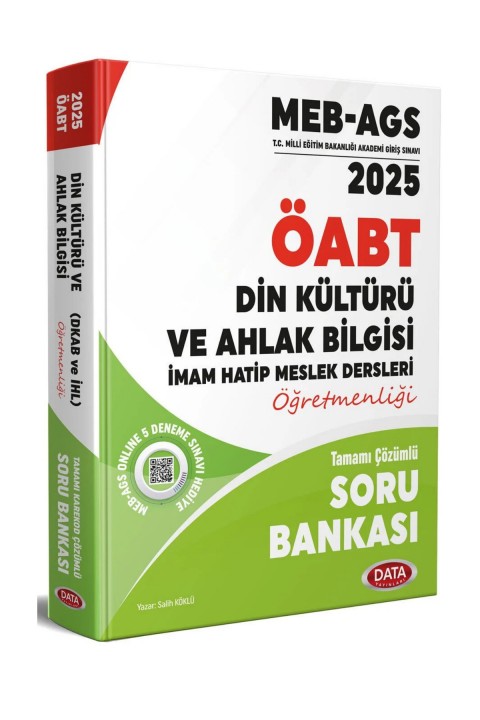 2025 MEB-AGS-ÖABT Mutmain DKAB/İHL Tamamı Çözümlü Soru Bankası-Online 5 Deneme Hediye