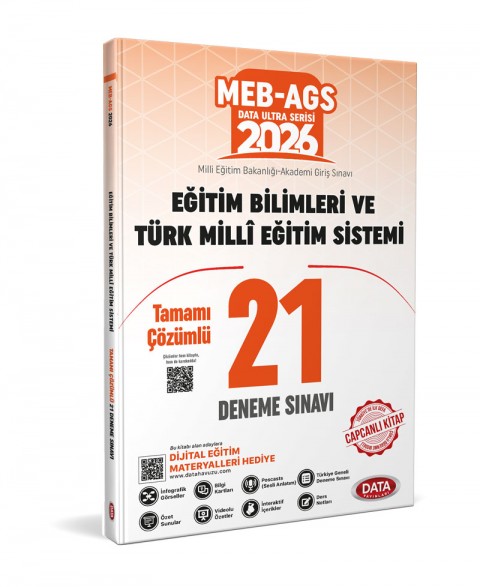 2026 AGS Eğitimin Temelleri ve Türk Milli Eğitim Sistemi Tamamı Çözümlü 21 Deneme Sınavı