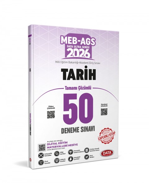 2026 AGS Tarih Tamamı Çözümlü 50 Deneme Sınavı