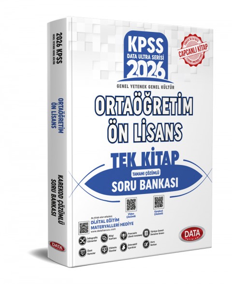2026 KPSS Genel Yetenek - Genel Kültür Tek Kitap Ortaöğretim Ön Lisans Soru Bankası