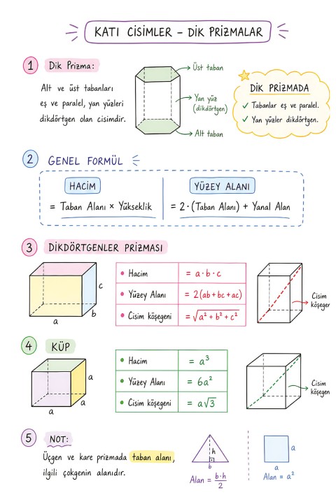 2026 KPSS Matematik Özet Bilgi Kartları