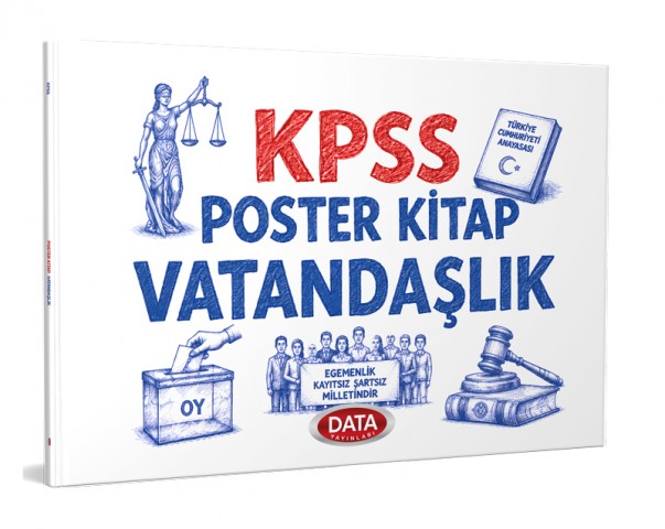 2026 KPSS Poster Kitap Vatandaşlık