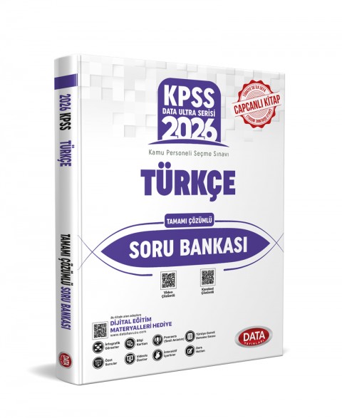 2026 KPSS Ultra Serisi Türkçe Soru Bankası - Karekod Çözümlü + Dijital Eğitim Platformu Hediye
