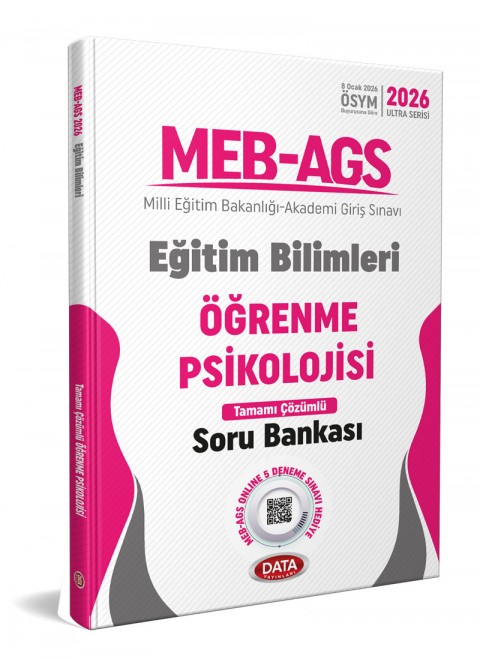 2026 MEB-AGS Eğitim Bilimleri Öğrenme Psikolojisi Tamamı Çözümlü Soru Bankası