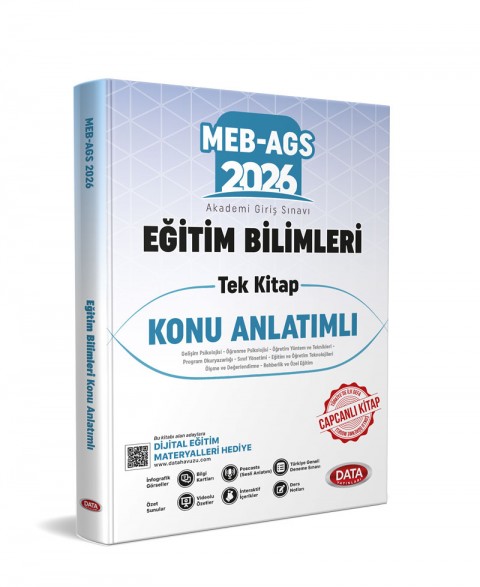 2026 MEB-AGS Eğitim Bilimleri Tek Kitap Konu Anlatımlı