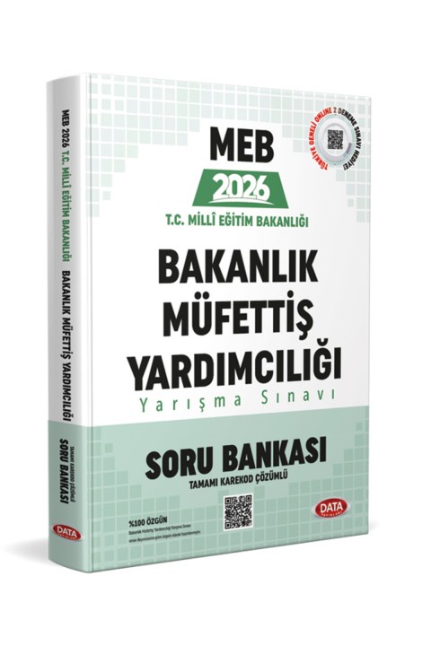 2026 MEB Bakanlık Müfettiş Yardımcılığı Soru Bankası - Karekod Çözümlü