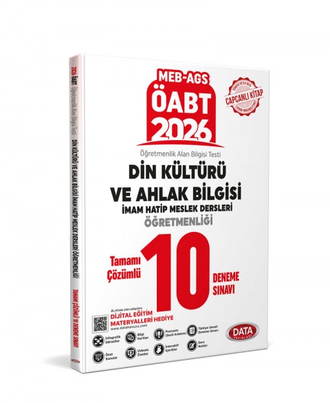 2026 ÖABT MEB-AGS Din Kültürü Ve Ahlak Bilgisi İmam Hatip Meslek Dersleri Öğretmenliği Tamamı Çözümlü 10 Deneme Sınavı