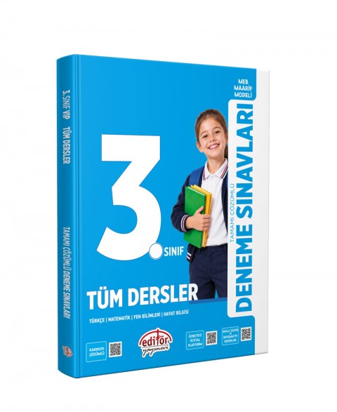 3. Sınıf Tüm Dersler Tamamı Çözümlü Deneme Sınavları