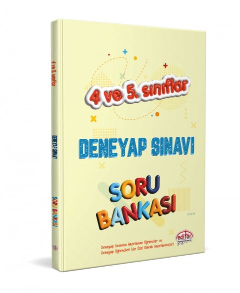 4-5. Sınıf Deneyap Soru Bankası + 5 Deneme Sınavı