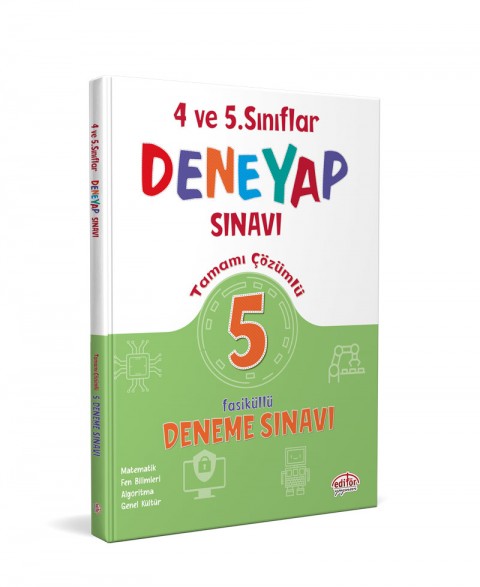 4-5. Sınıf Deneyap Tamamı Çözümlü 5 Deneme Sınavı