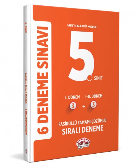 5. Sınıf (3+3) Fasiküllü Tamamı Çözümlü 6 Deneme Sınavı