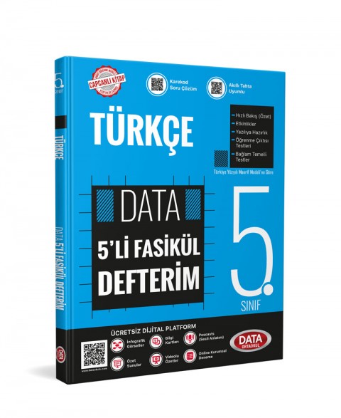 5. Sınıf Türkçe 5'li Fasikül Defterim