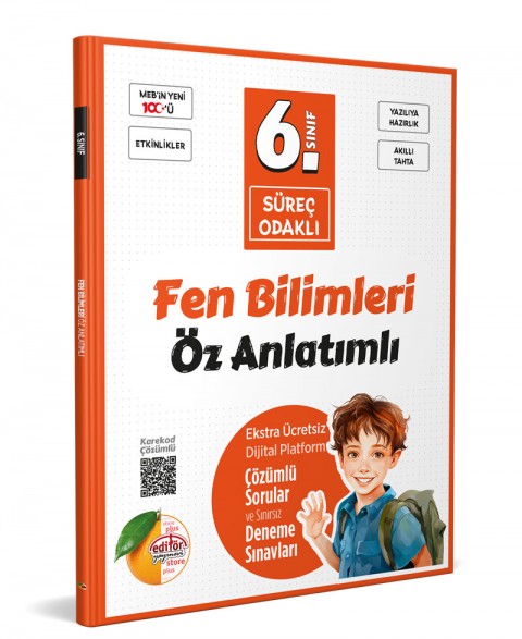 6. Sınıf Süreç Odaklı Fen Bilimleri Öz Anlatımlı