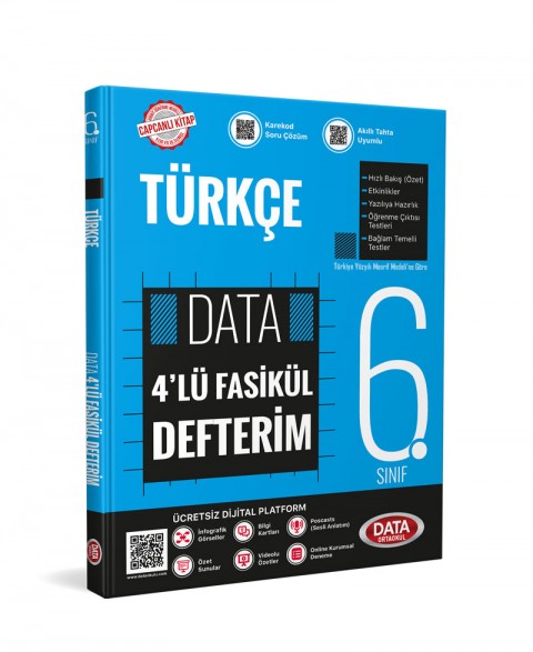 6. Sınıf Türkçe 4'lü Fasikül Defterim