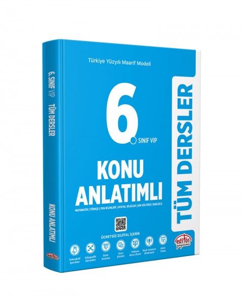 6. Sınıf VIP Tüm Dersler Konu Anlatımlı