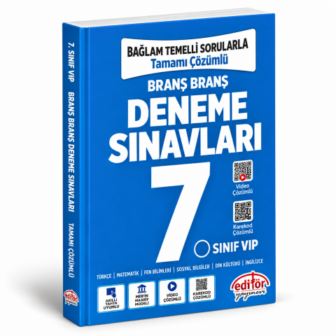 7. Sınıf Tüm Dersler Branş Branş Deneme Sınavları