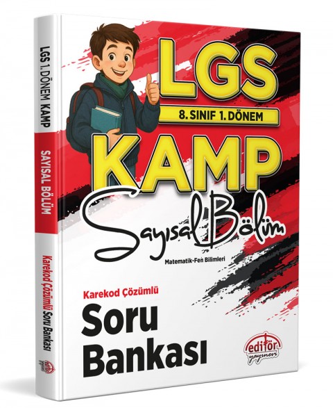 8. Sınıf 1. Dönem LGS Kamp Sayısal Bölüm Karekod Çözümlü Soru Bankası