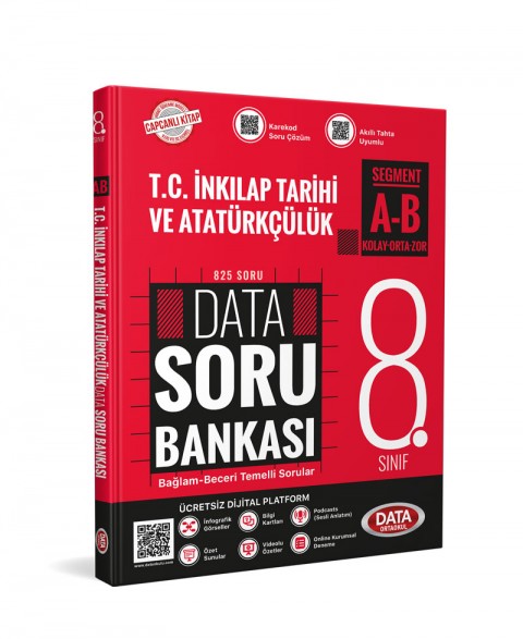 8. Sınıf T.C. İnkılap Tarihi ve Atatürkçülük A -B Segment Soru Bankası