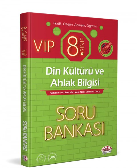 8. Sınıf VIP Din Kültürü ve Ahlak Bilgisi Soru Bankası