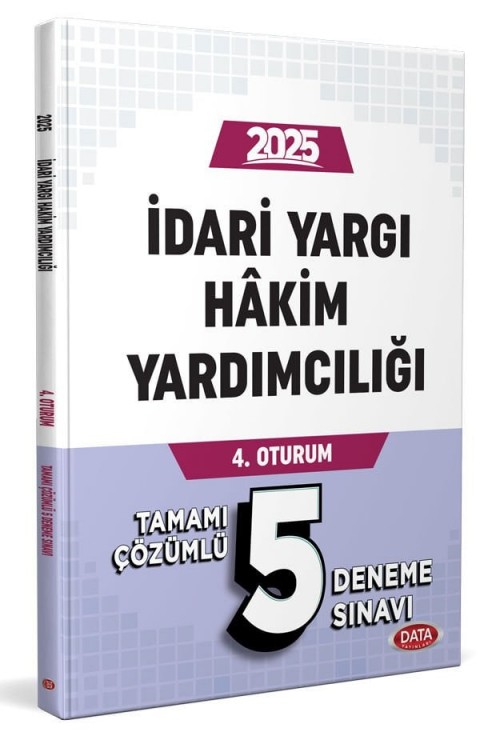 İdari Yargı Hakim Yardımcılığı İdari Yargı - İdari Yargı Testi (4. Oturum) Tamamı Çözümlü 5 Deneme Sınavı