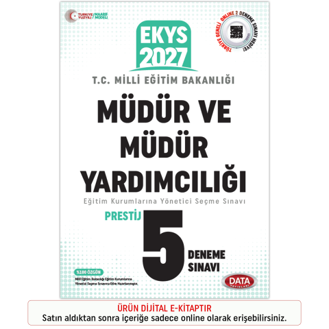 İnteraktif Kitap 2027 MEB EKYS Müdür ve Müdür Yardımcılığı 5 Deneme Sınavı