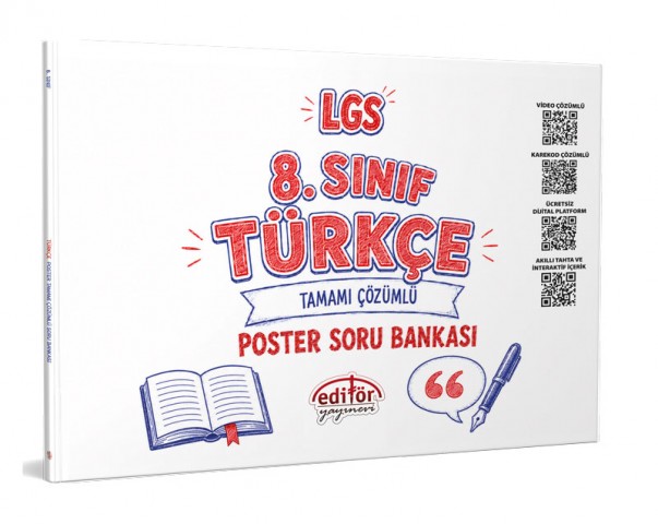 LGS 8. Sınıf Türkçe Poster Soru Bankası