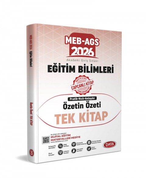 MEB-AGS Eğitim Bilimleri Özetin Özeti Tek Kitap