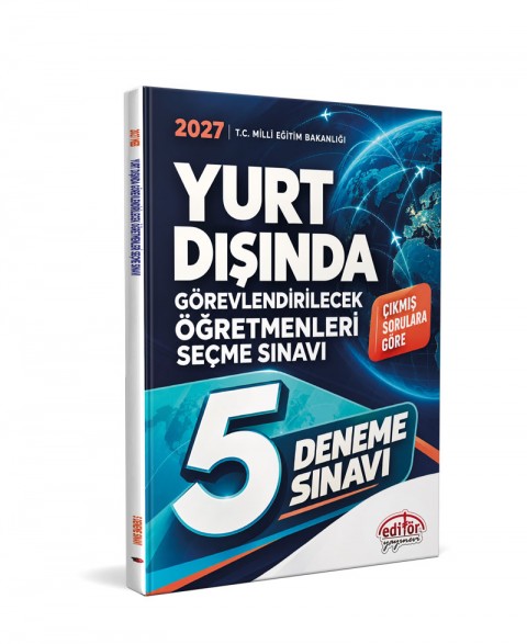 MEB Yurt Dışında Görevlendirilecek Öğretmenleri Seçme Sınavı 5 Deneme Sınavı