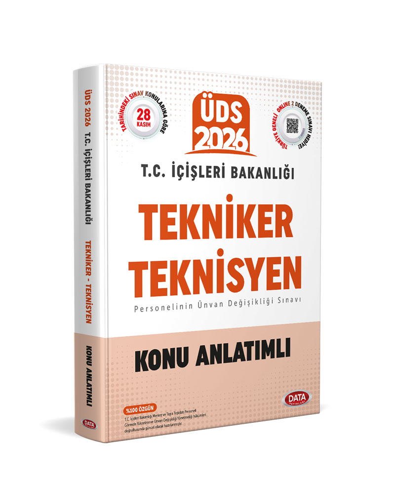 T.C. İçişleri Bakanlığı Tekniker - Teknisyen ÜDS Konu Anlatımlı